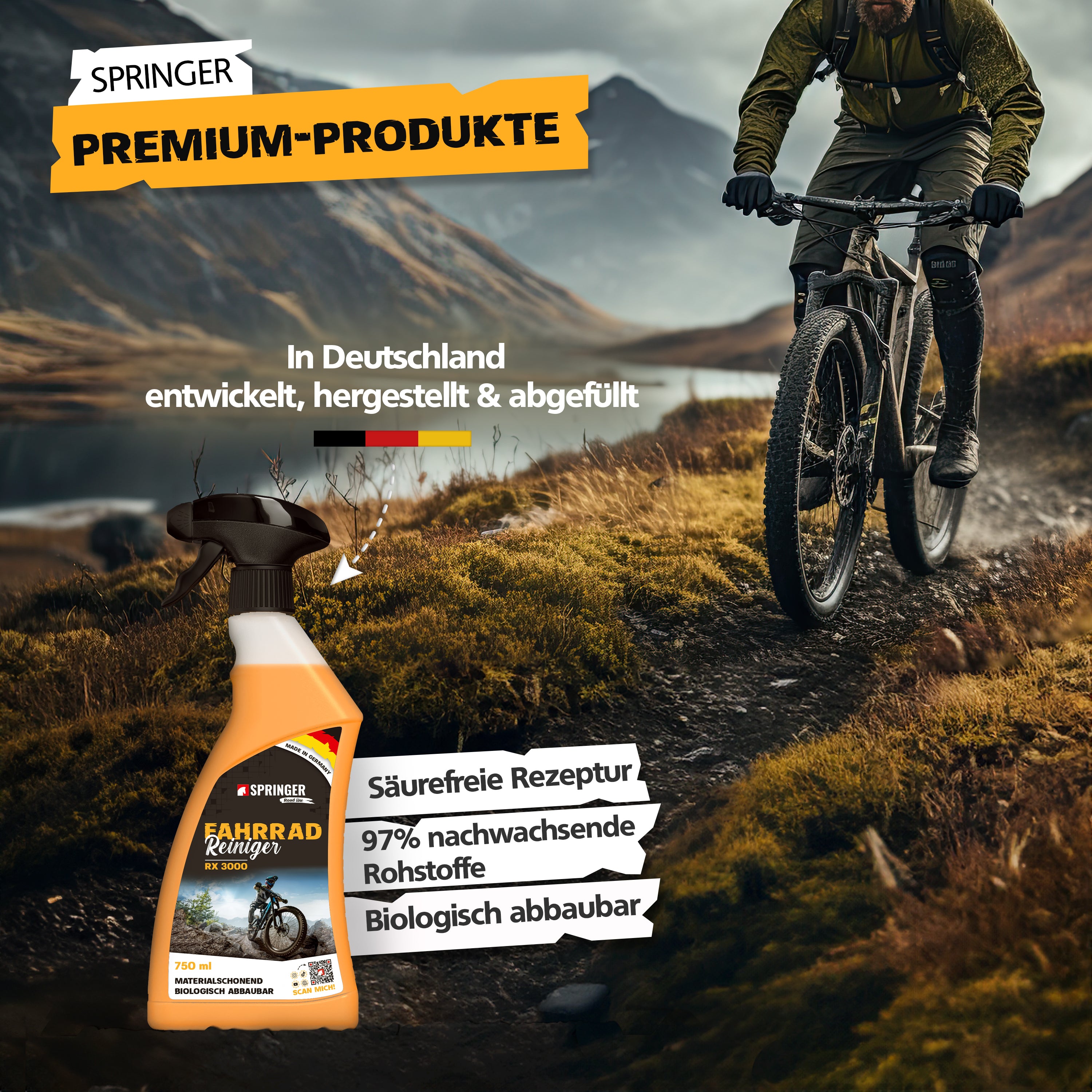 SPRINGER - RX3000 - Fahrradreiniger - Made in Germany