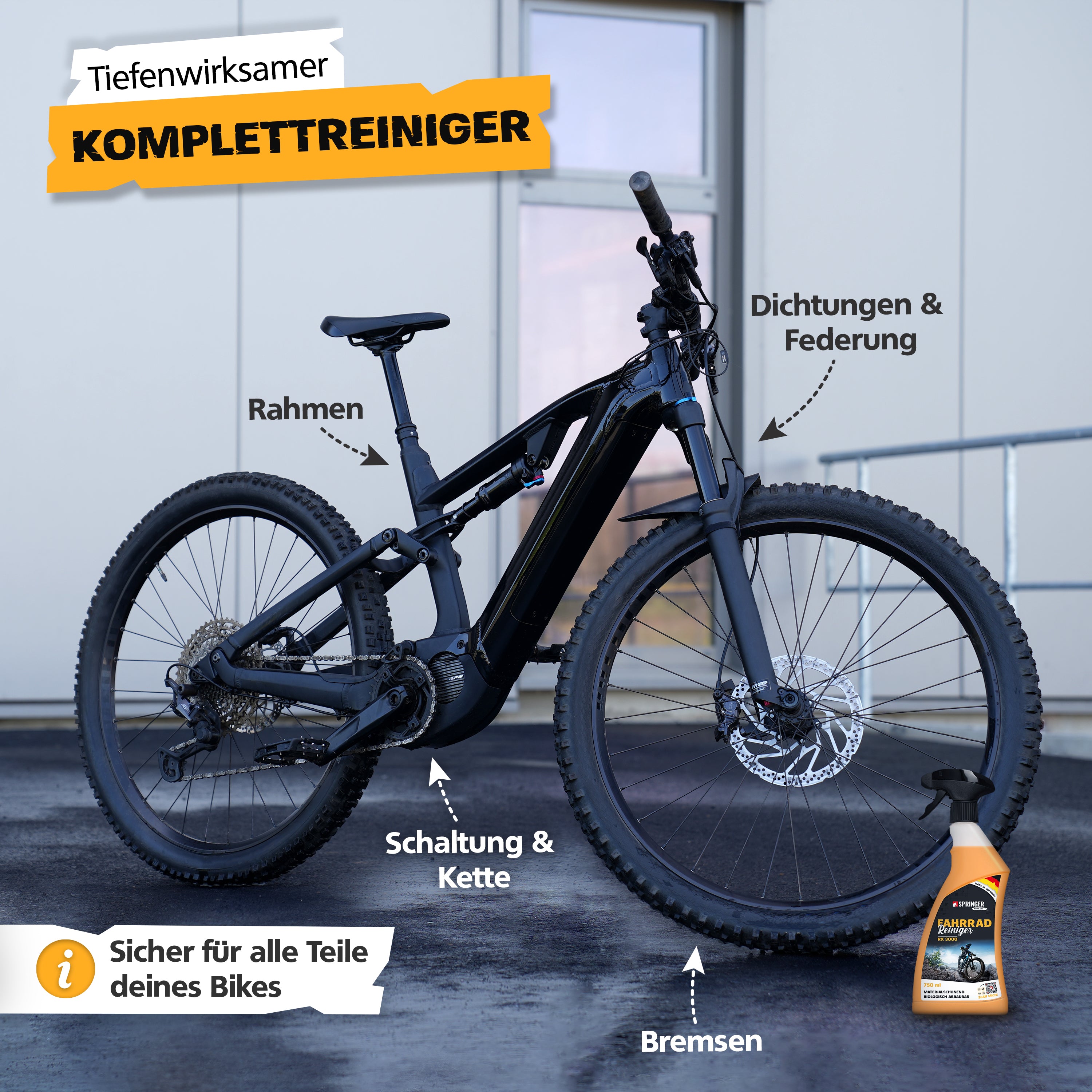 SPRINGER - RX3000 - Fahrradreiniger - Made in Germany