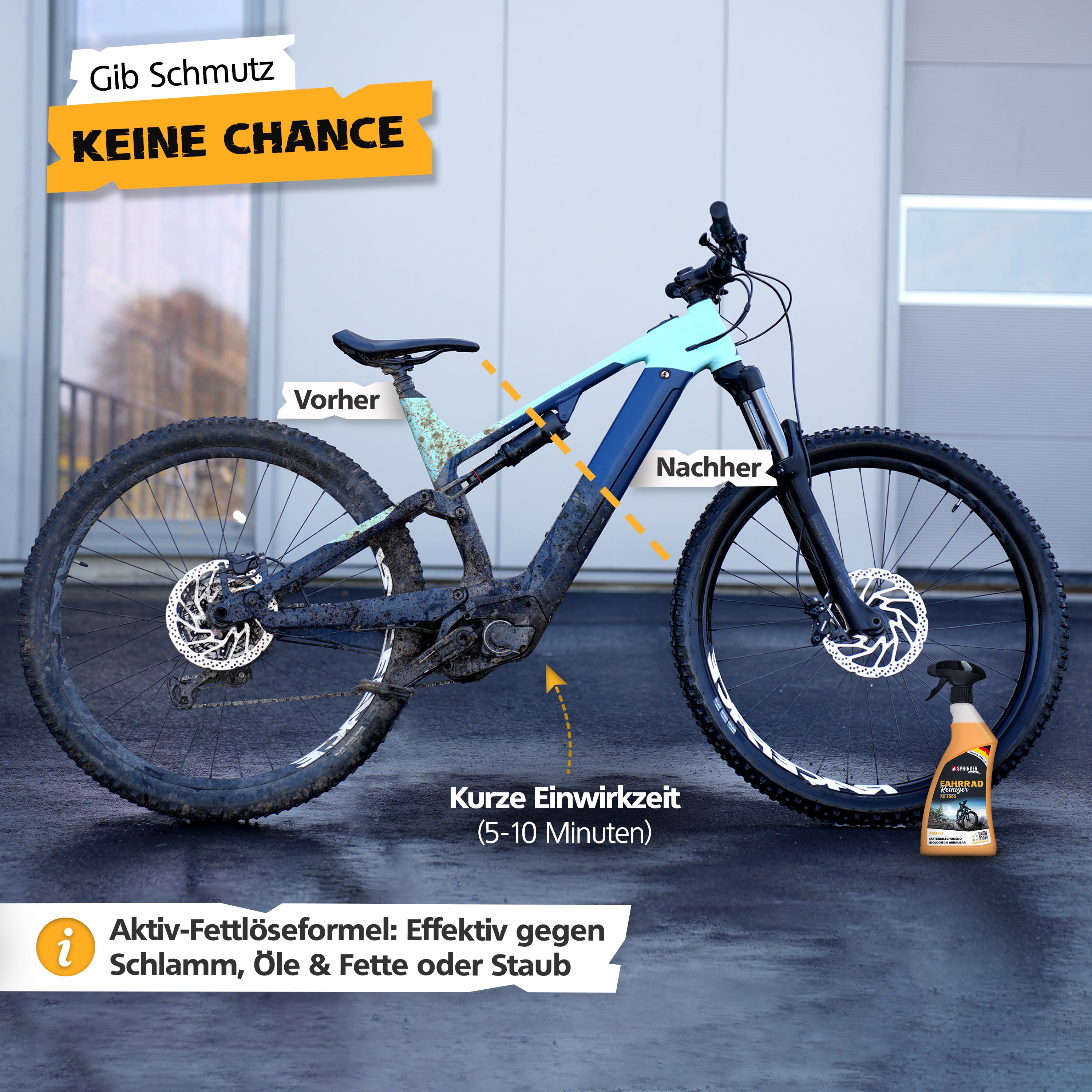 SPRINGER - RX3000 - Fahrradreiniger - Made in Germany