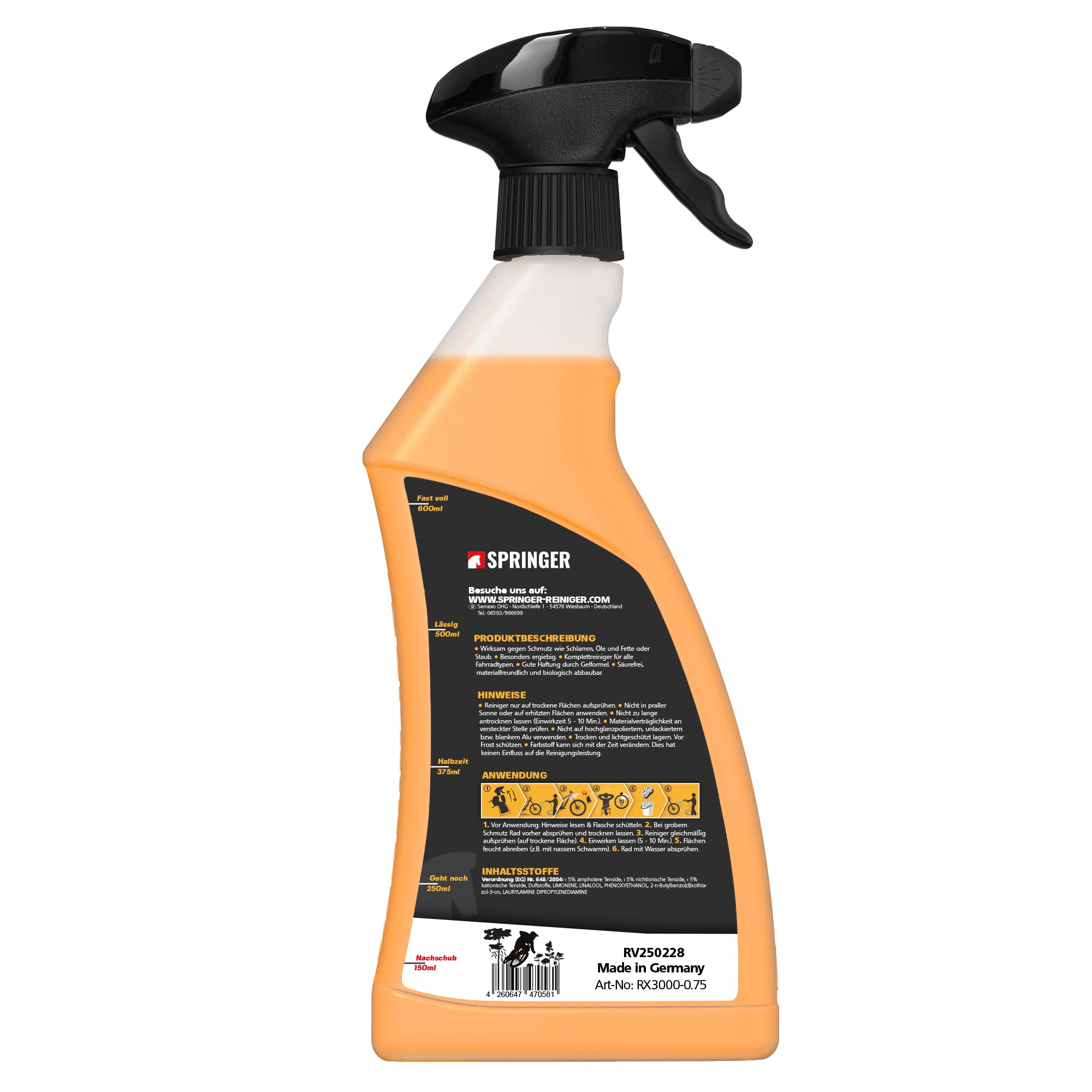 SPRINGER - RX3000 - Fahrradreiniger - Made in Germany