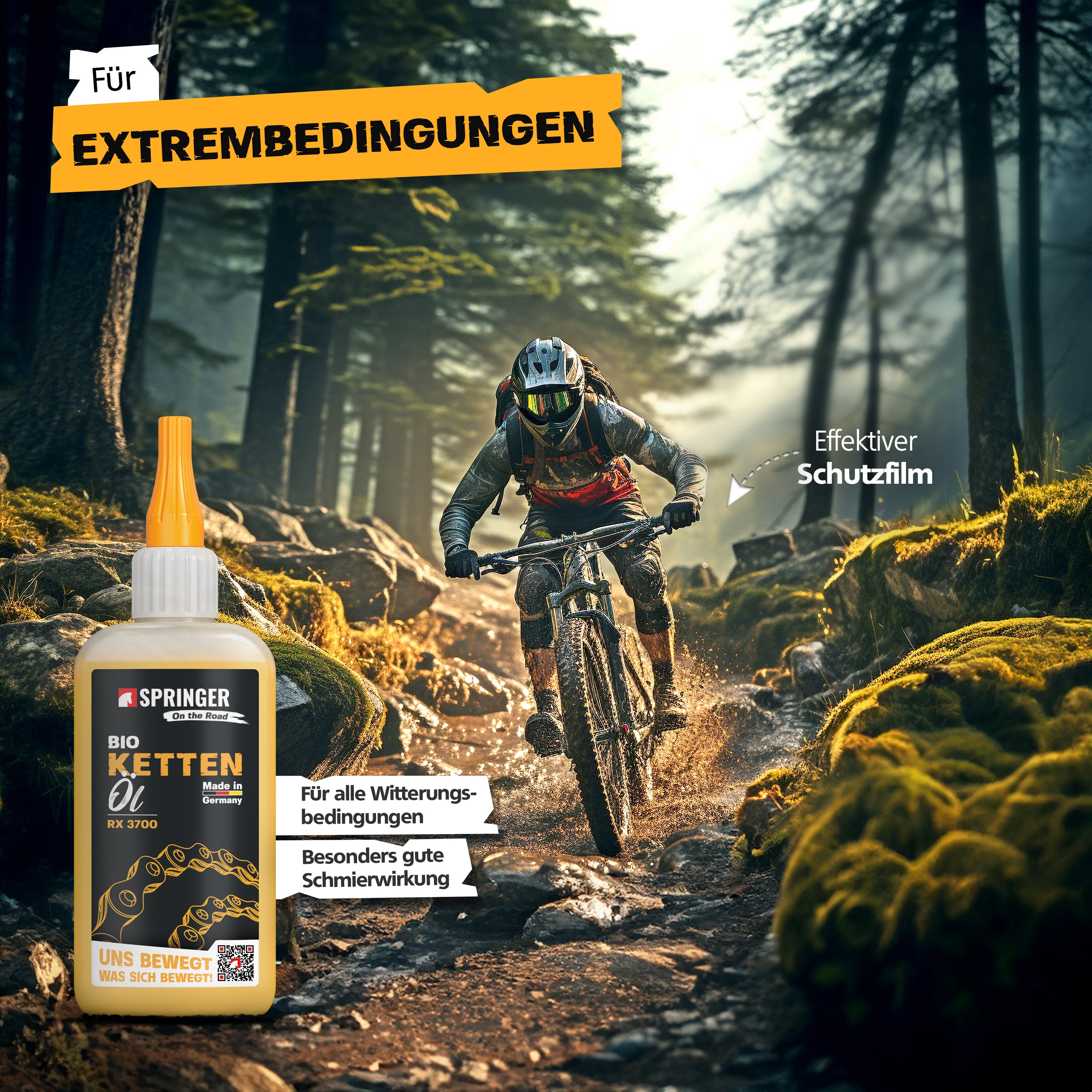 SPRINGER - RX3700 - Bio Fahrrad Kettenöl - Made in Germany