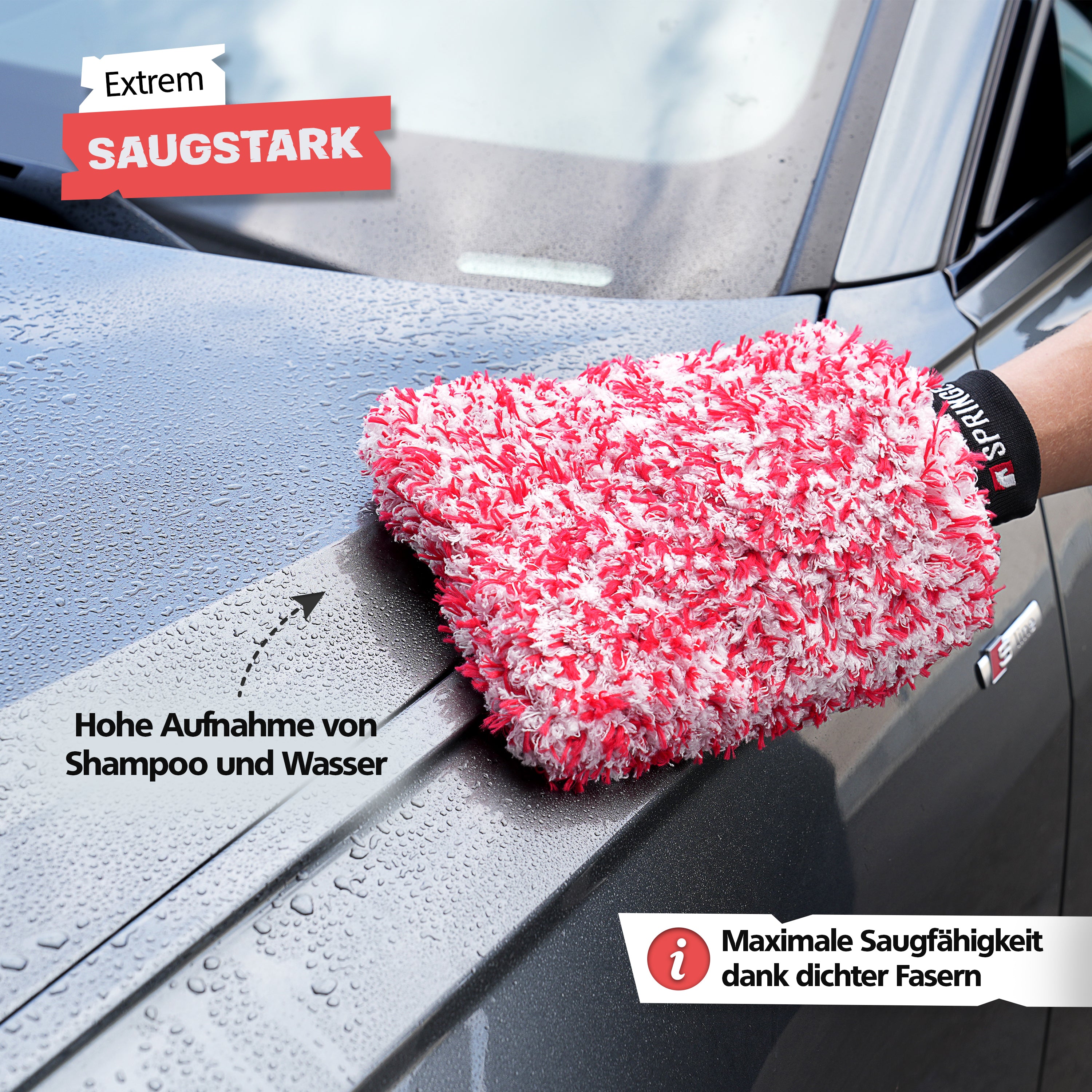 SPRINGER - ZX1000 - Auto Waschhandschuh - Assembled in Germany