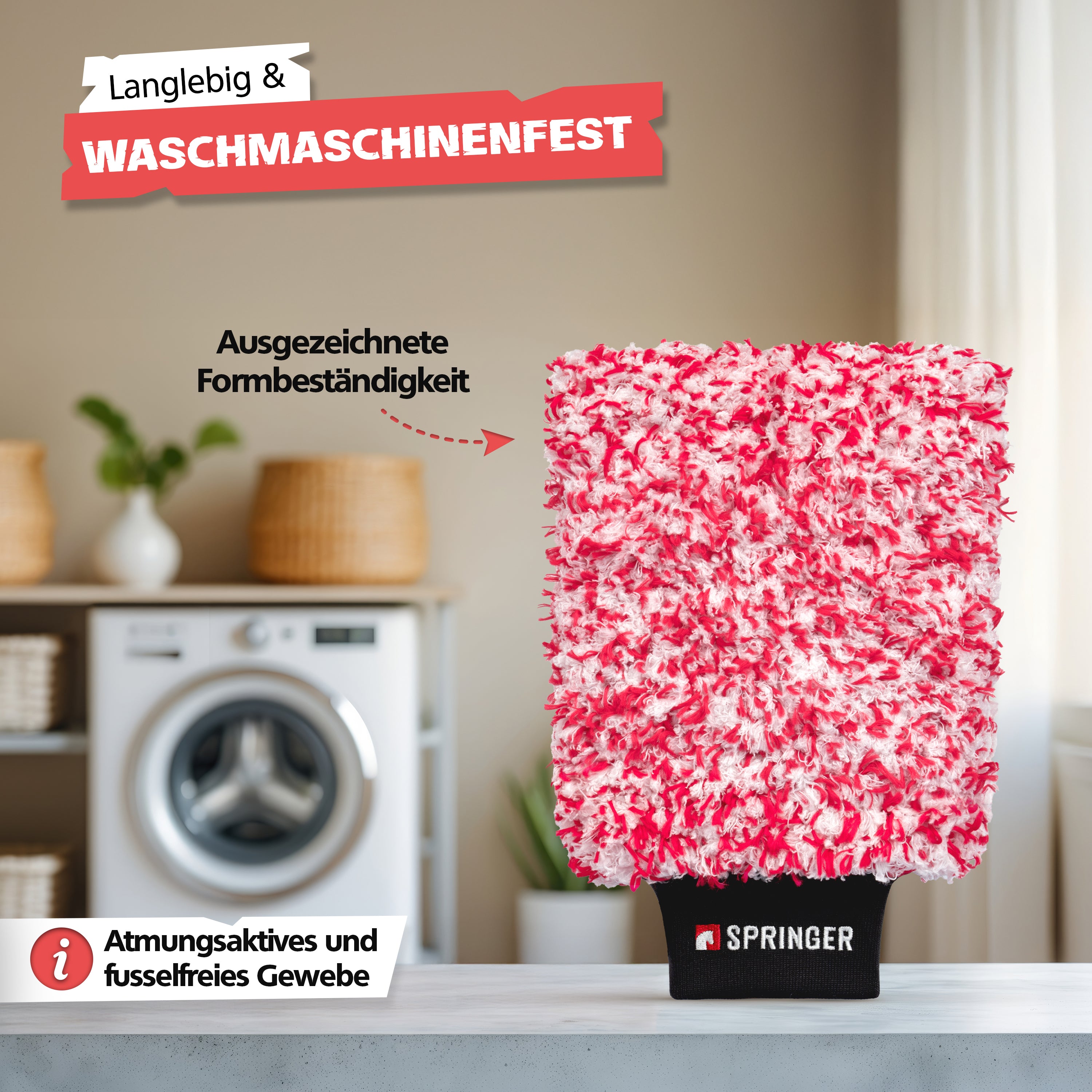 SPRINGER - ZX1000 - Auto Waschhandschuh - Assembled in Germany