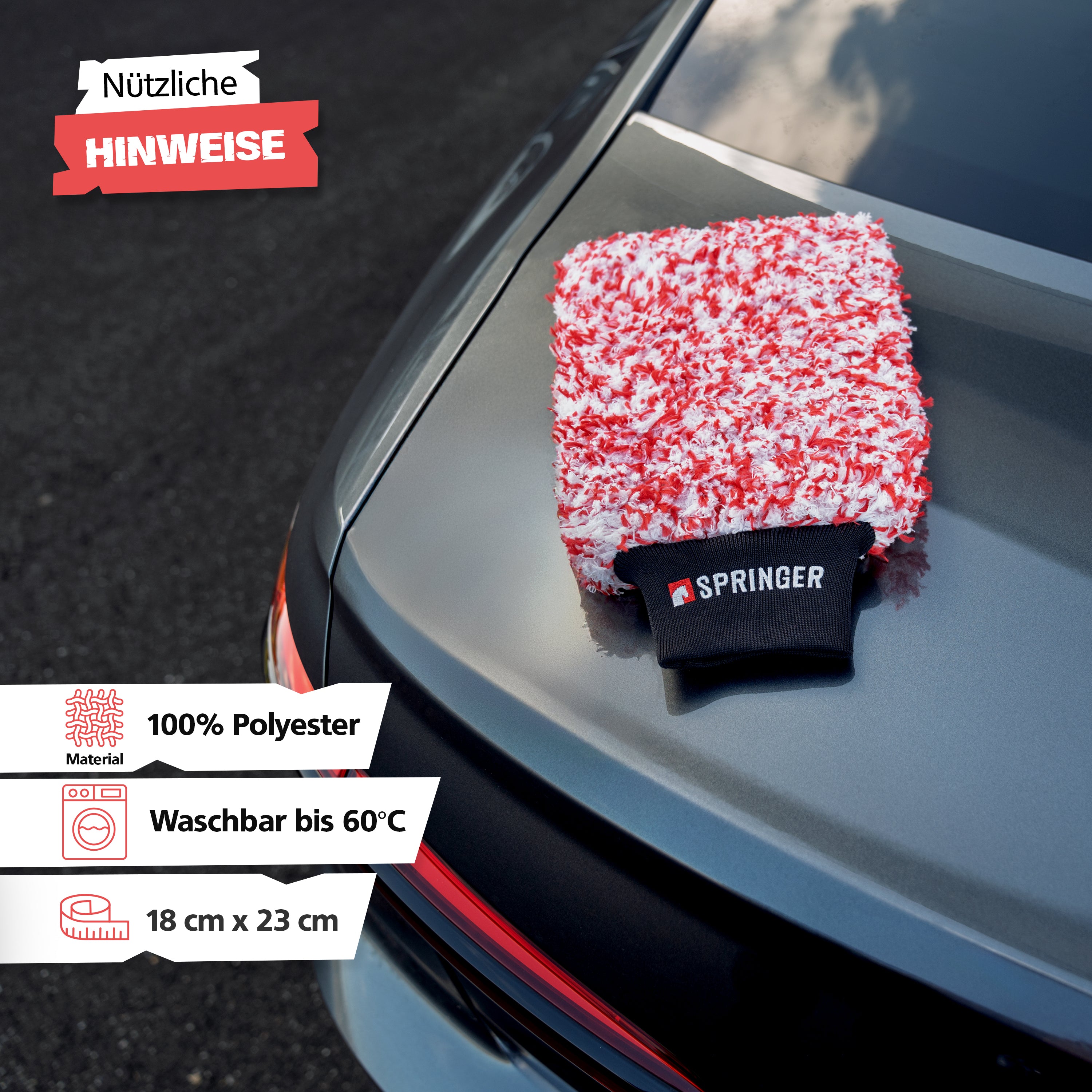 SPRINGER - ZX1000 - Auto Waschhandschuh - Assembled in Germany