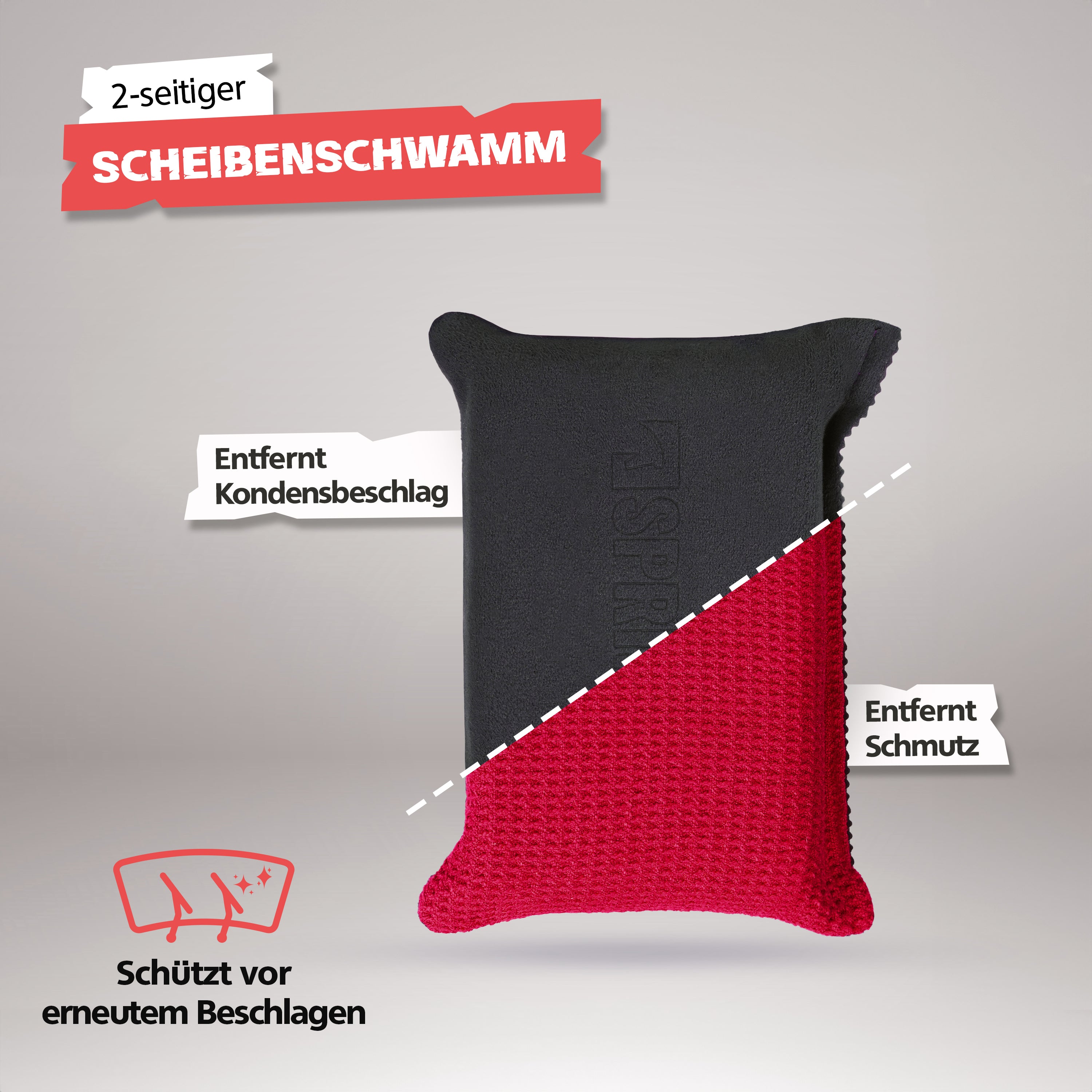 SPRINGER - ZX1200 - 2 in 1 Scheibenschwamm - Assembled in Germany