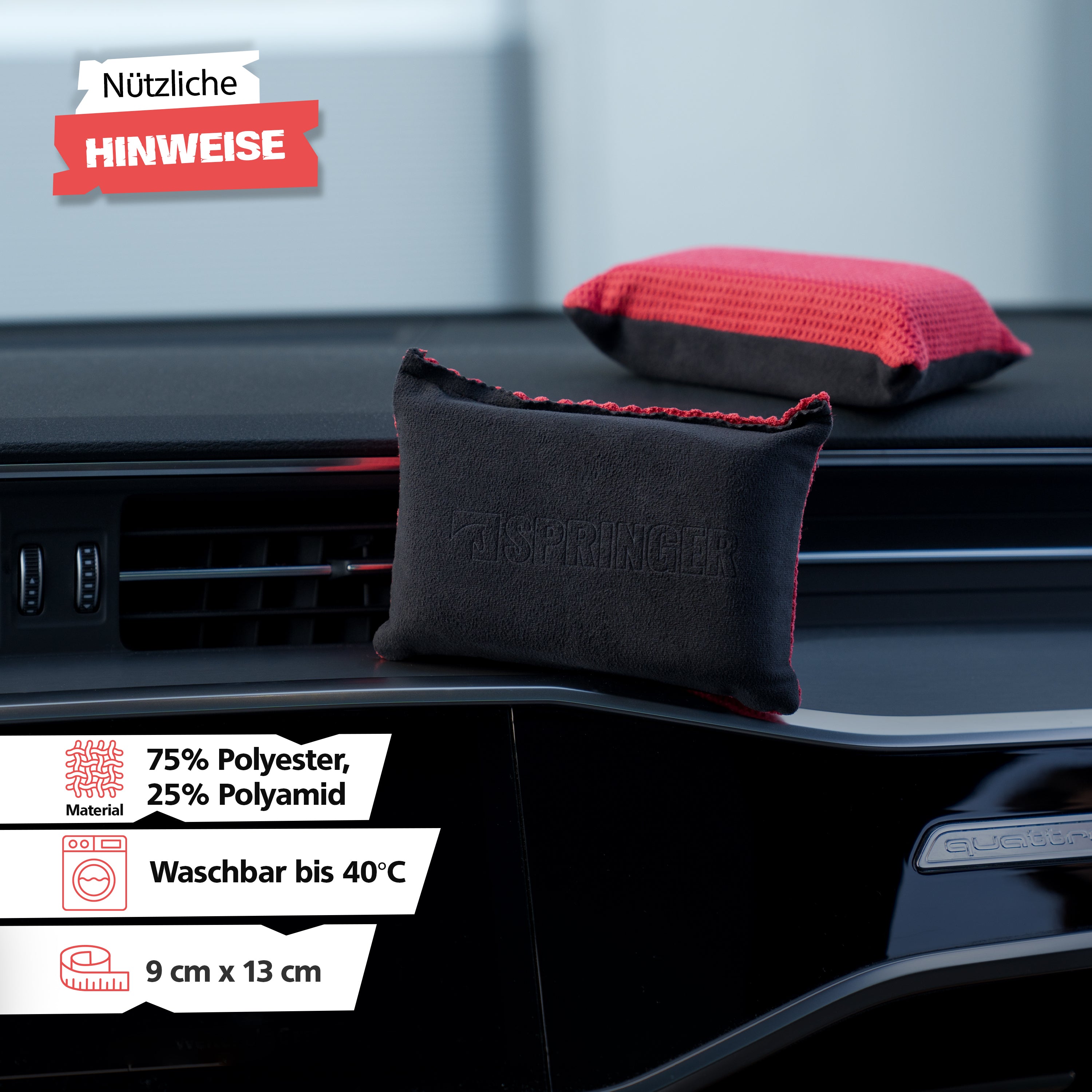 SPRINGER - ZX1200 - 2 in 1 Scheibenschwamm - Assembled in Germany