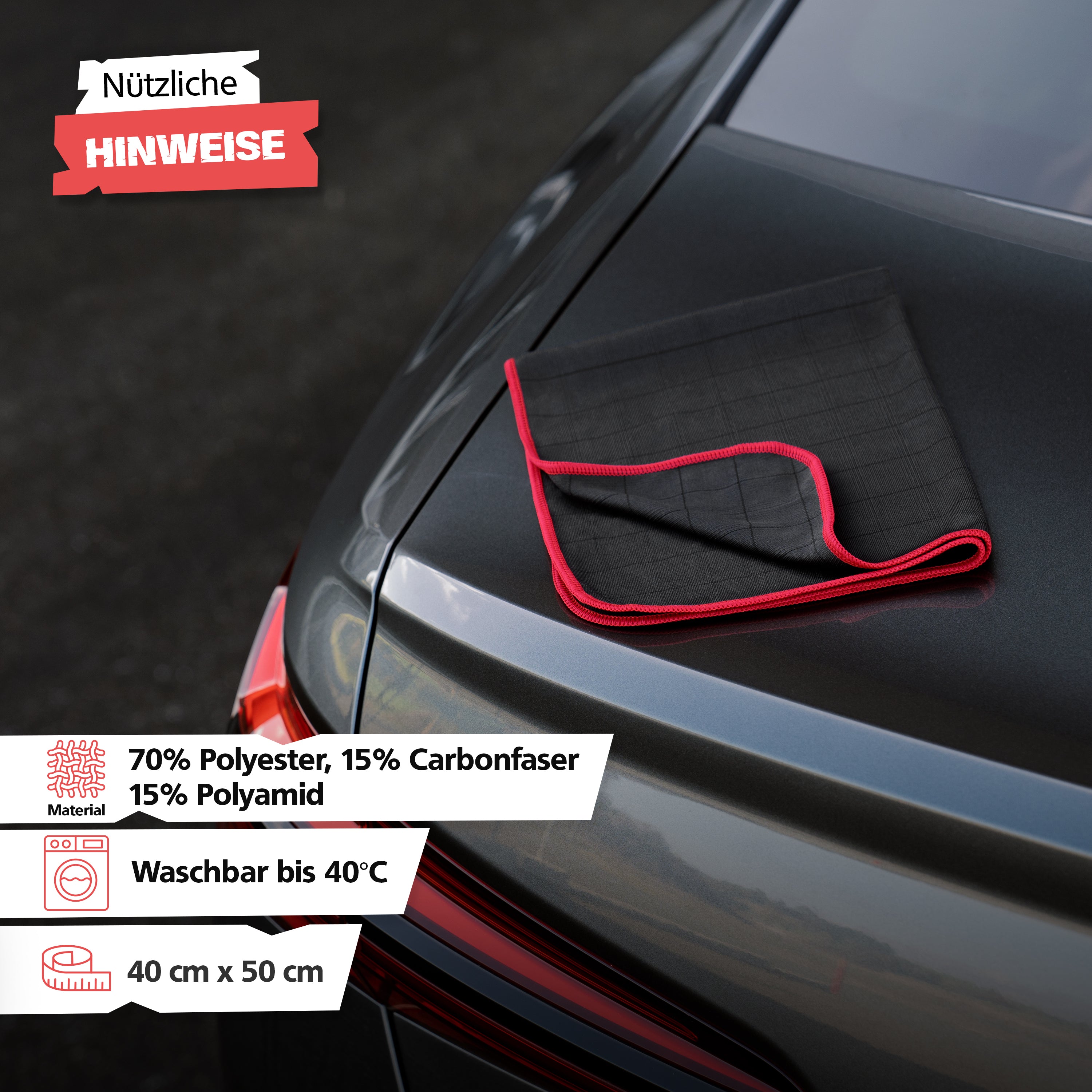 SPRINGER - ZX1400 - Carbontuch 50 x 40 cm - Assembled in Germany