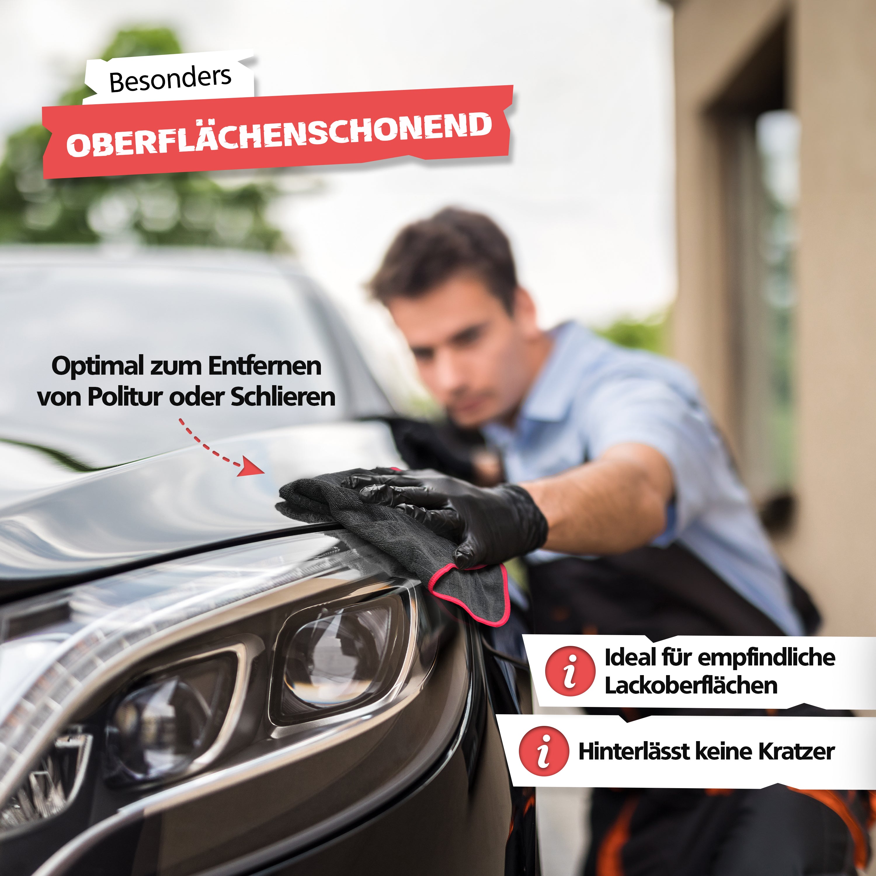 SPRINGER - ZX1300 - Auto Mikrofasertuch 40 x 40 cm - Assembled in Germany