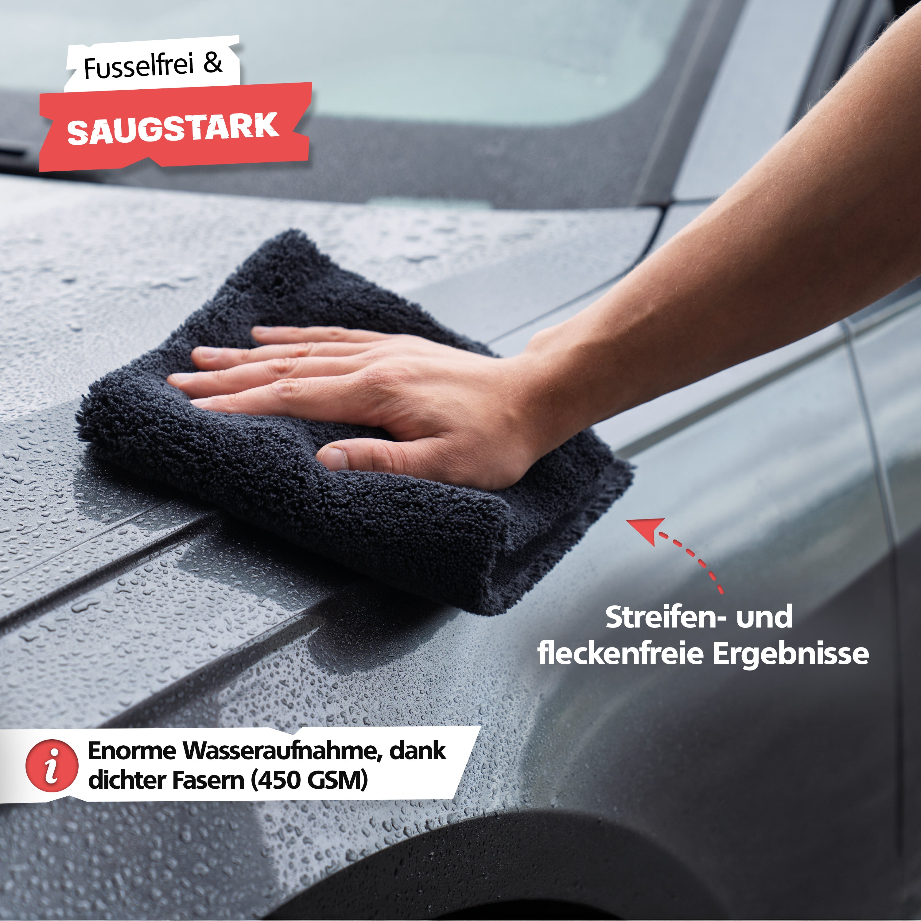 SPRINGER - ZX1500 - Mikrofasertuch Duo 40 x 40 cm - Assembled in Germany