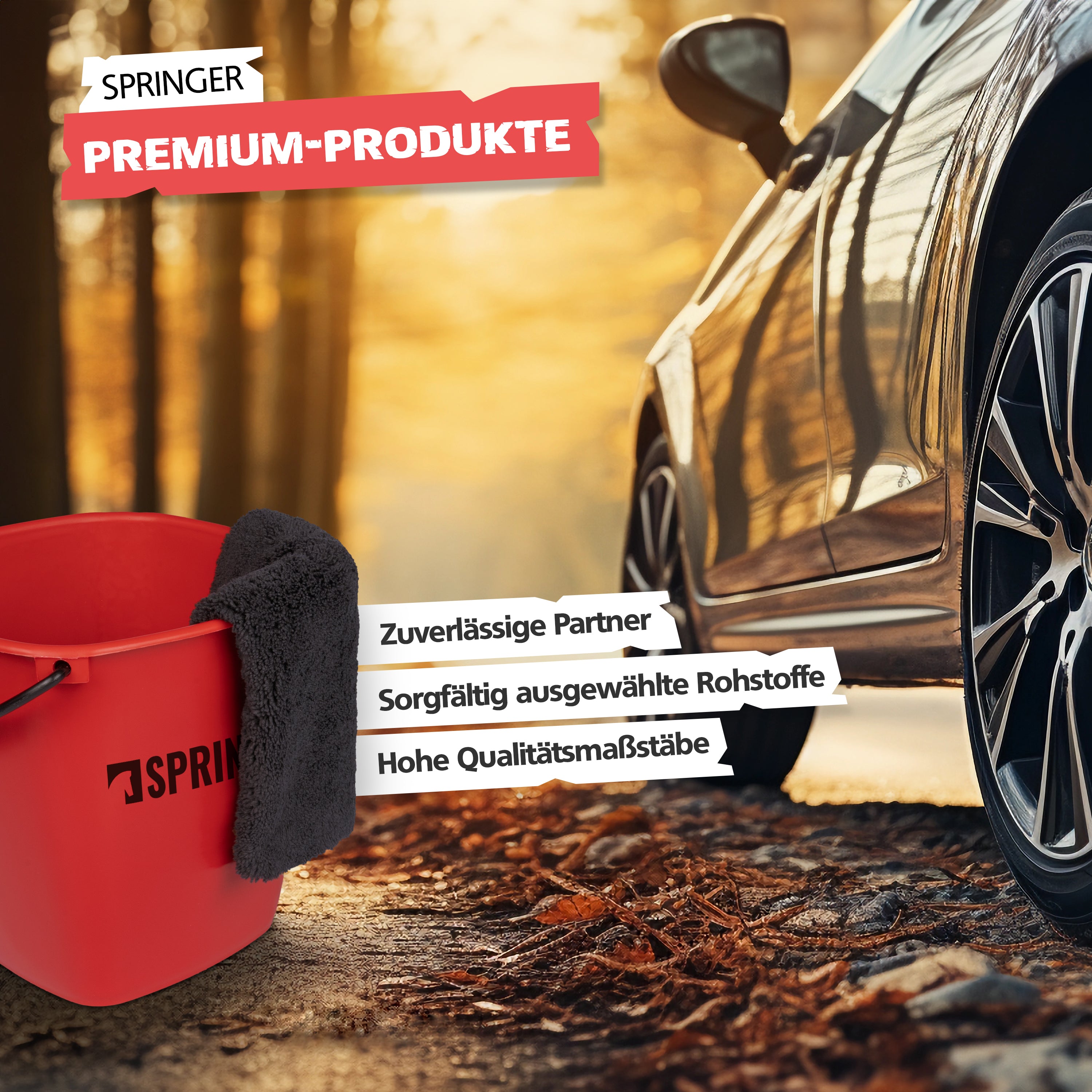 SPRINGER - ZX1500 - Mikrofasertuch Duo 40 x 40 cm - Assembled in Germany