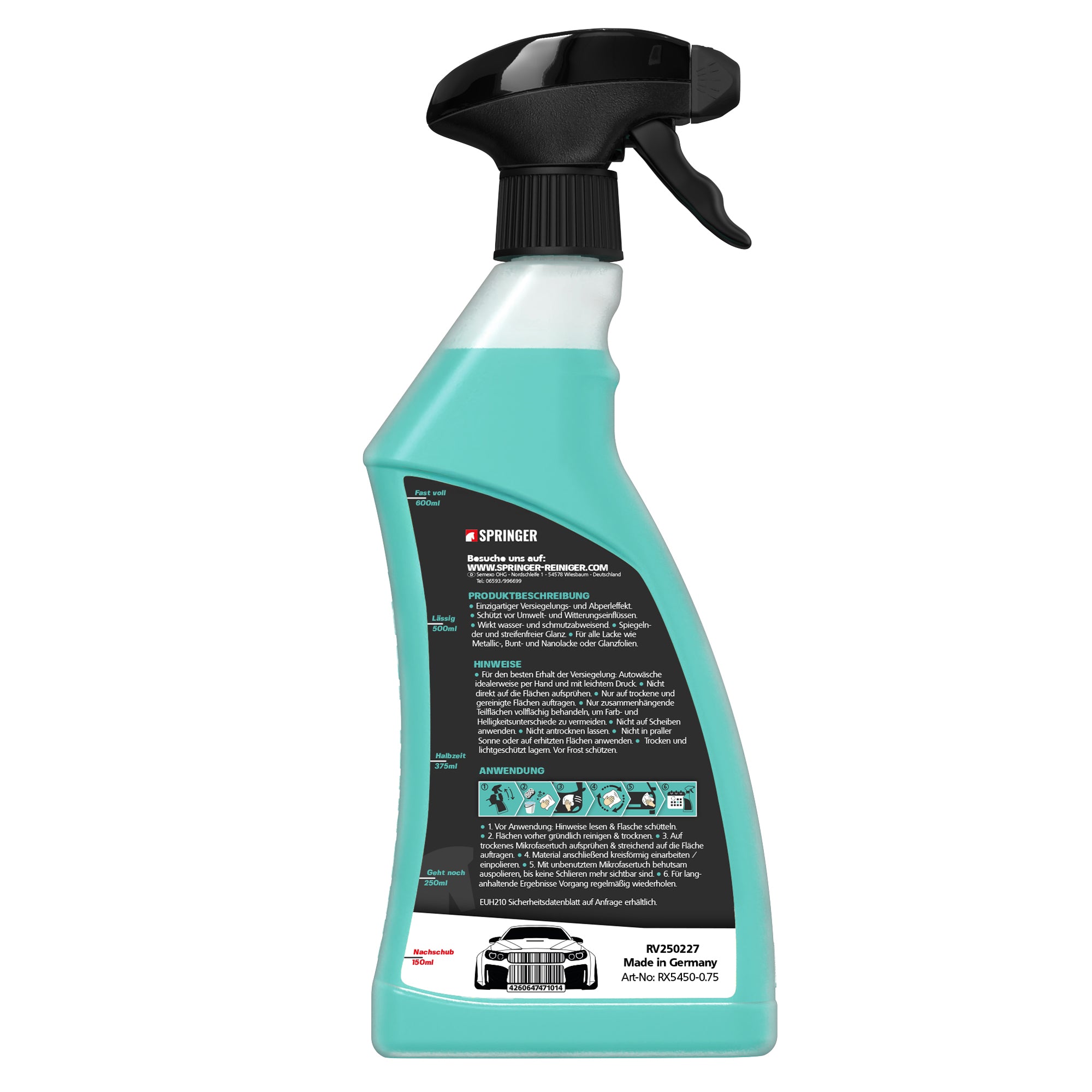 SPRINGER - RX5450 - Keramikversiegelung - Made in Germany