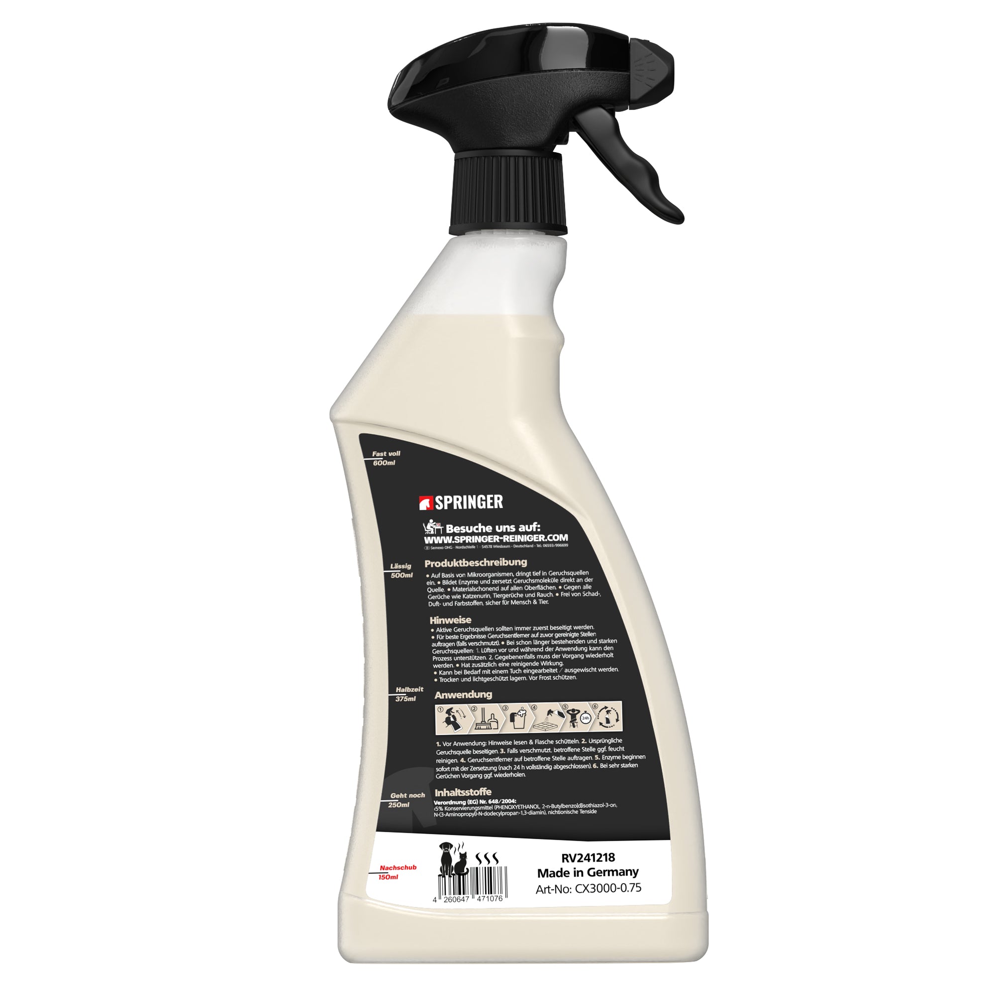 SPRINGER - CX3000 - Geruchsentferner - Made in Germany