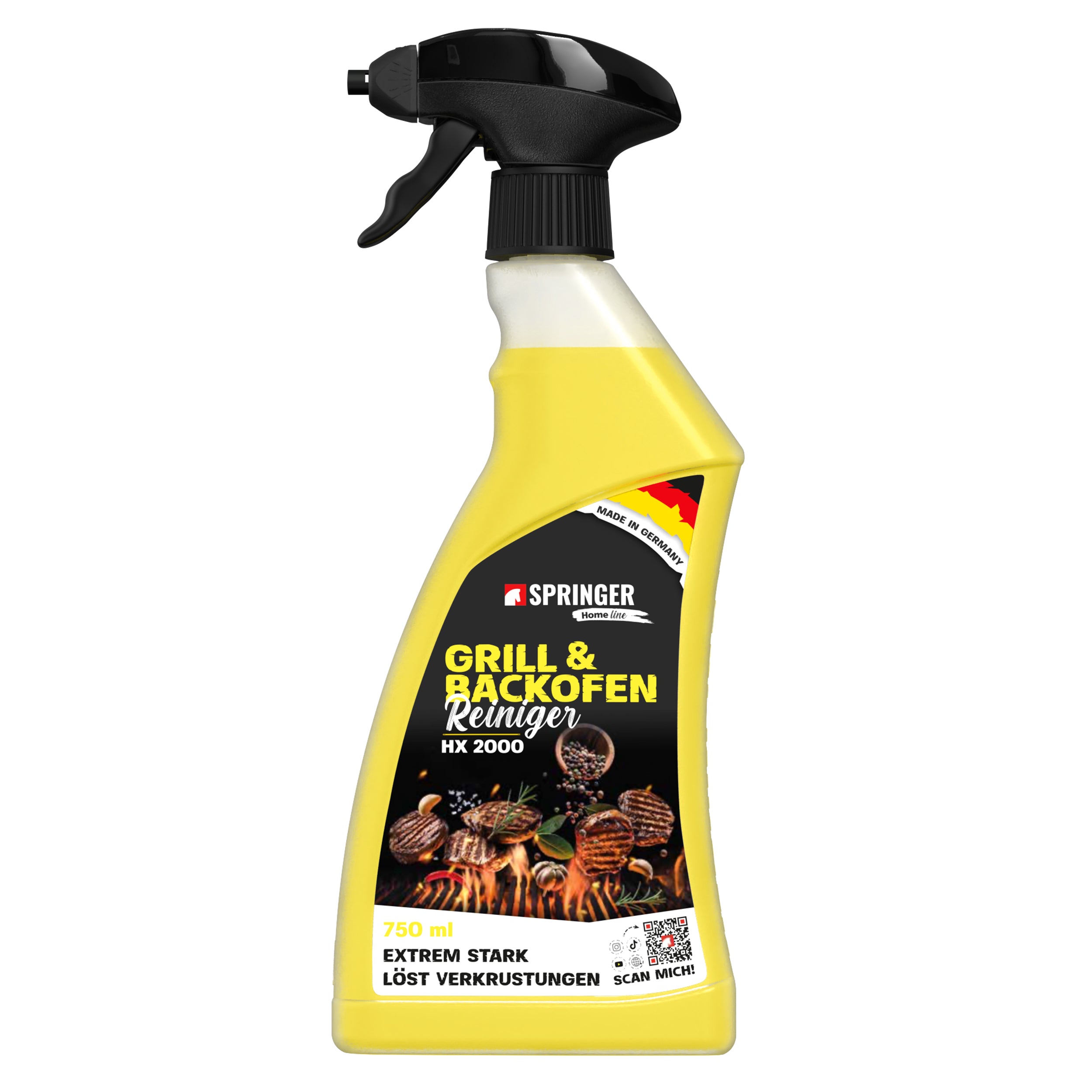SPRINGER - HX2000 - Grillreiniger & Rauchharzentferner - Made in Germany