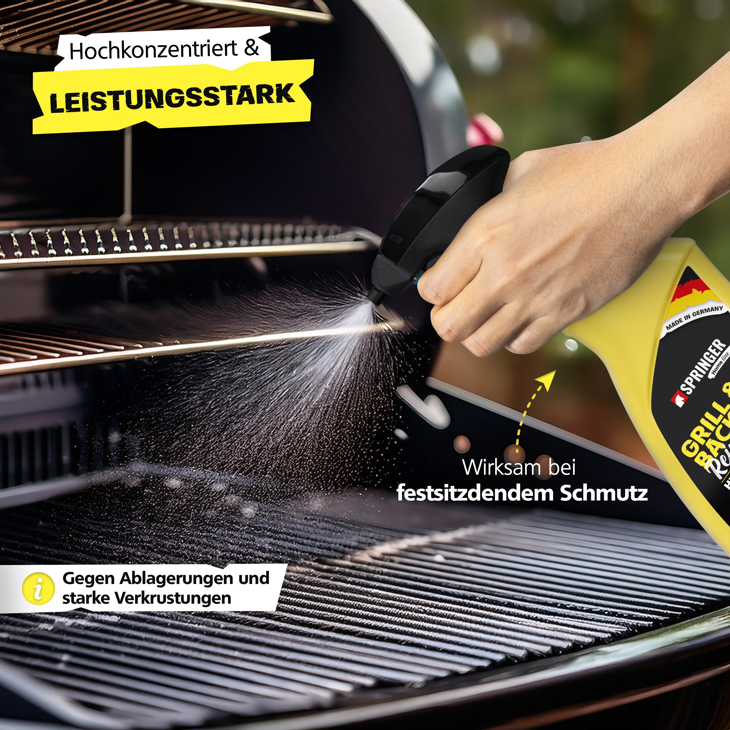 SPRINGER - HX2000 - Grillreiniger & Rauchharzentferner - Made in Germany
