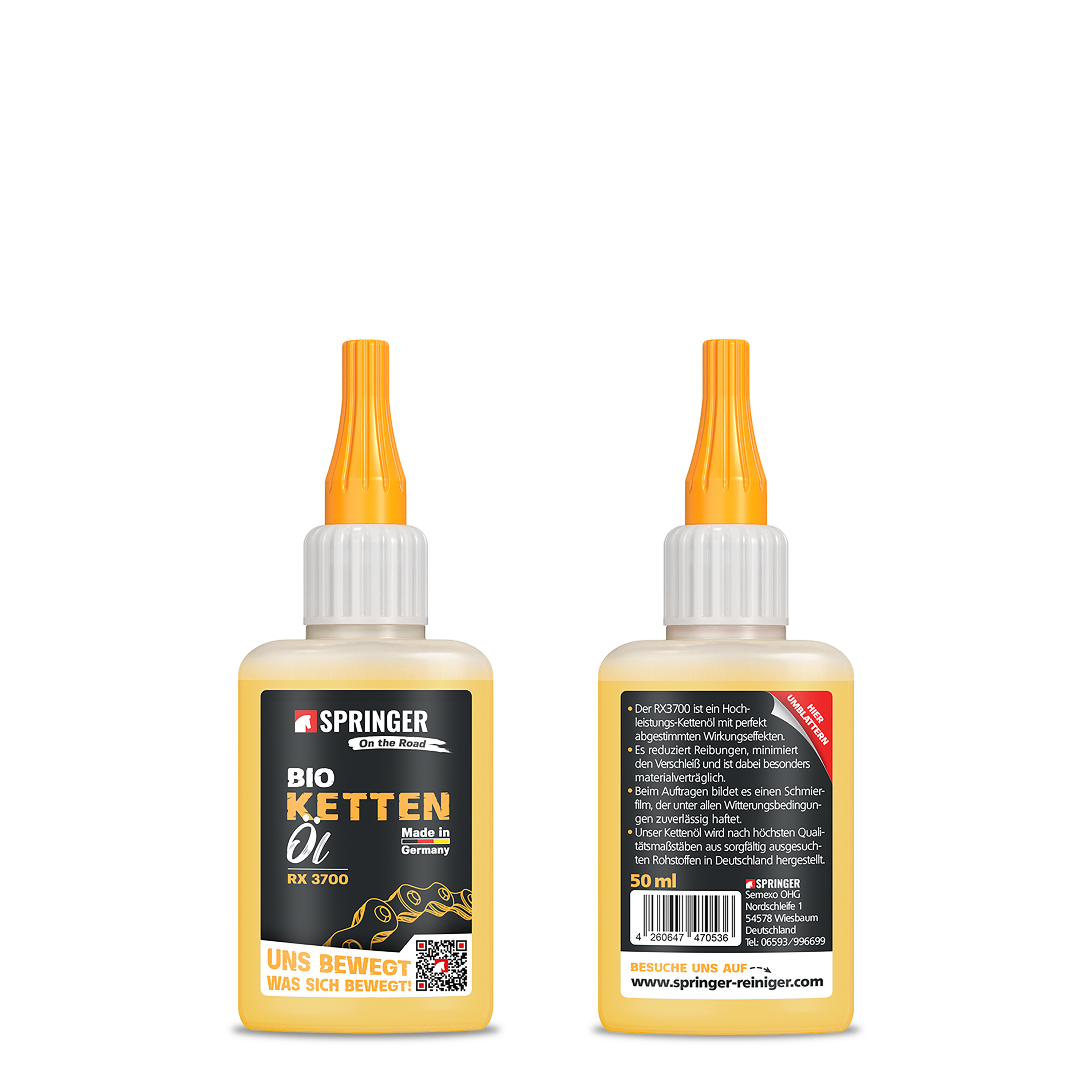 SPRINGER - RX3700 - Bio Fahrrad Kettenöl - Made in Germany