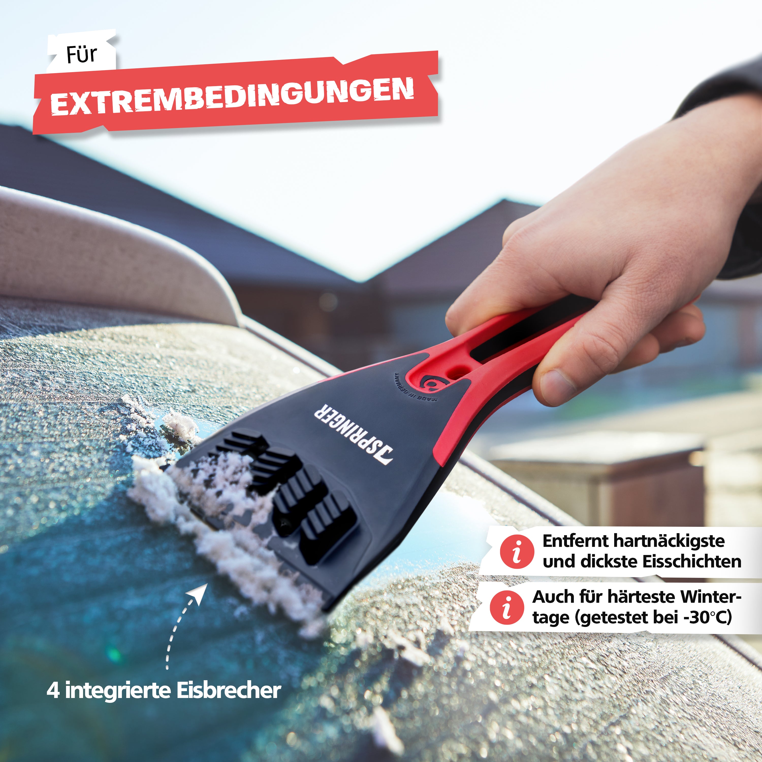 ZX2000 - Eiskratzer mit 4 Eisbrechern