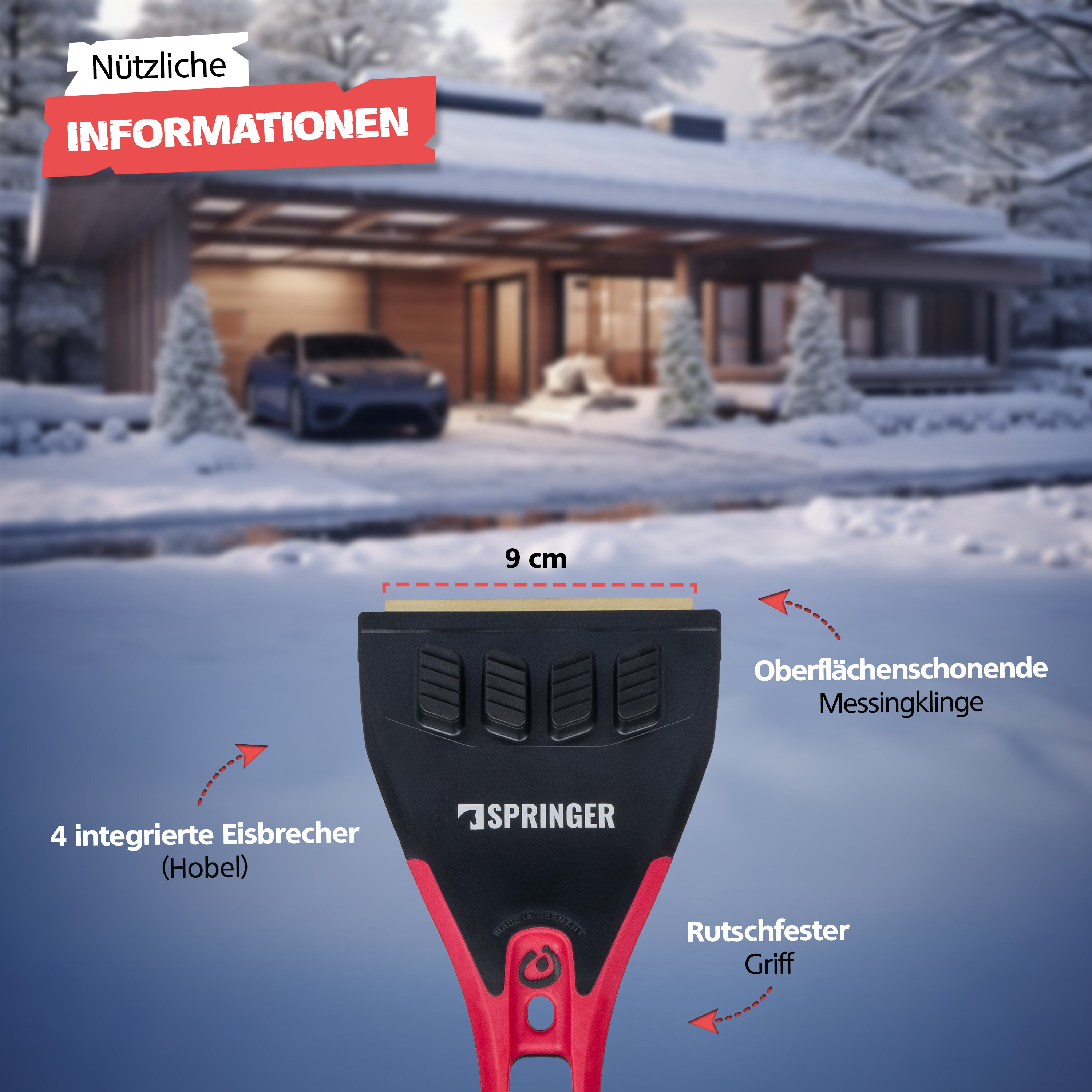 ZX2000 - Eiskratzer mit 4 Eisbrechern