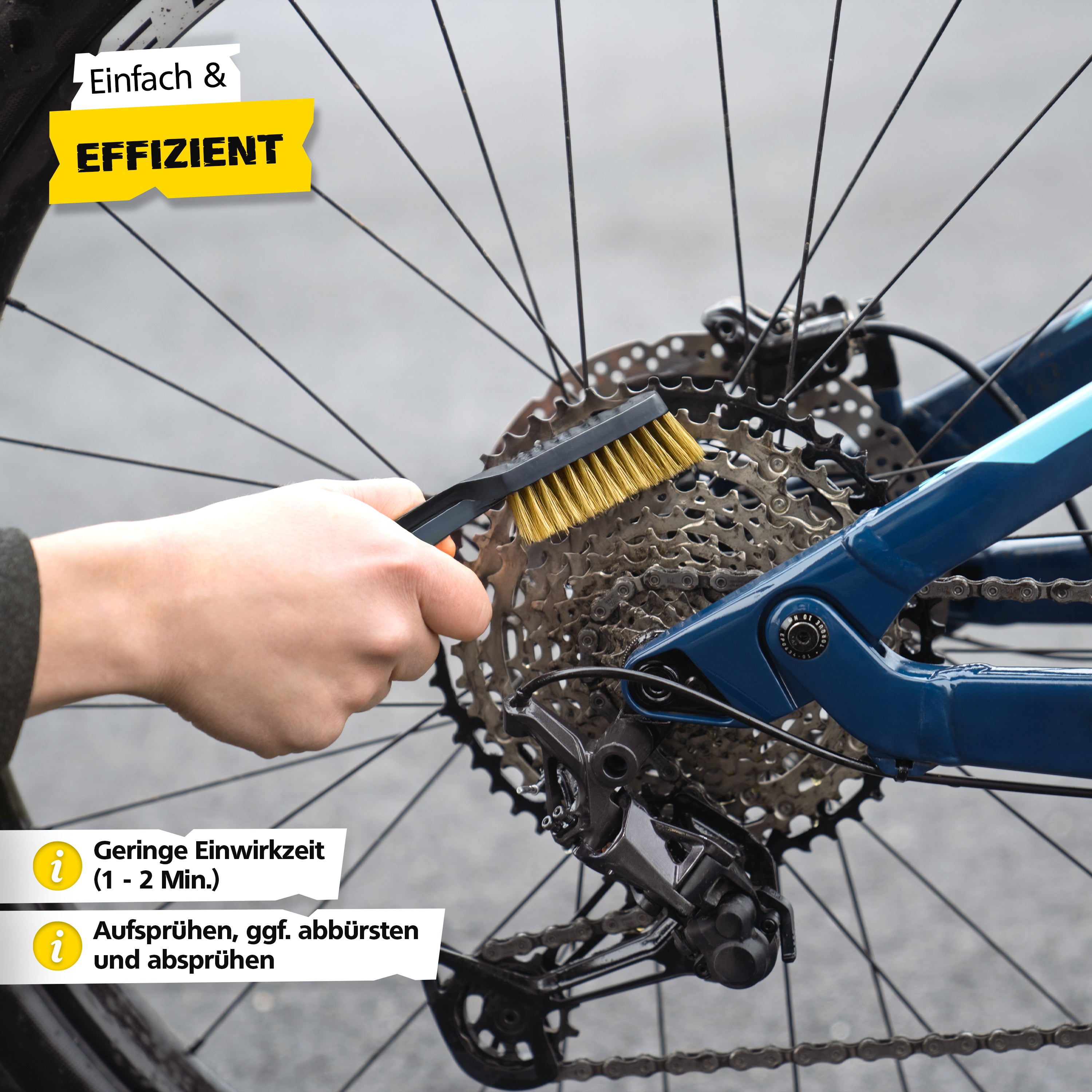 RX3100 - Antriebs- & Kettenreiniger für Fahrrad